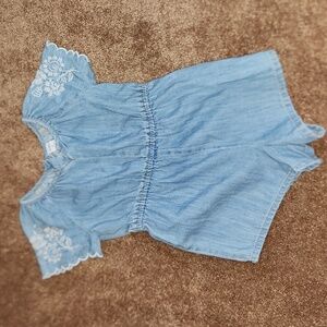 Denim romper toddler